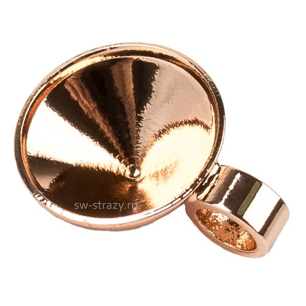 Основа под кулон 1088 ss 39 розовое золото SWK0219