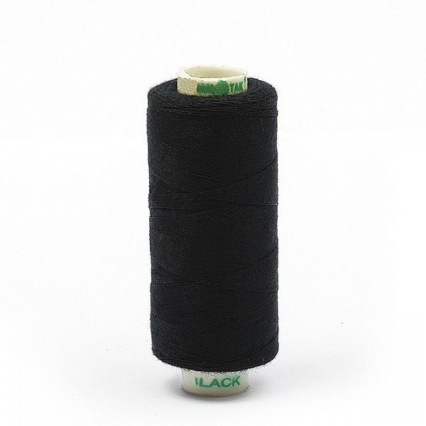 Нитки бытовые Dor Tak 40\2 цв. 200 черный 366м 100% п\э