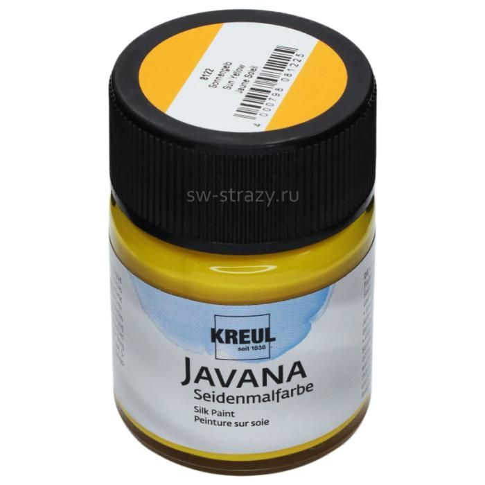 Краска Javana по шелку растекающаяся желтый солнечный 50 мл KR-8122