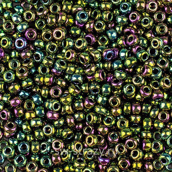 Seedbead Miyuki 11/0 465 Metallic Dk Green Iris