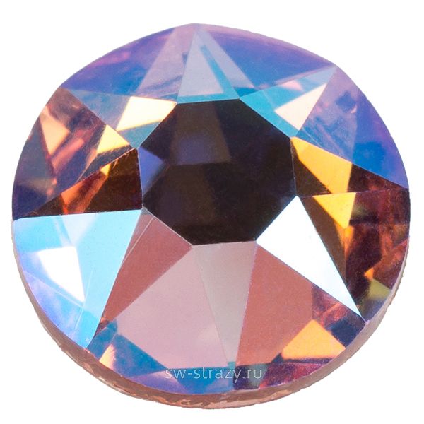 Стразы горячей фиксации 2078 ss 34 Light Rose Shimmer HF