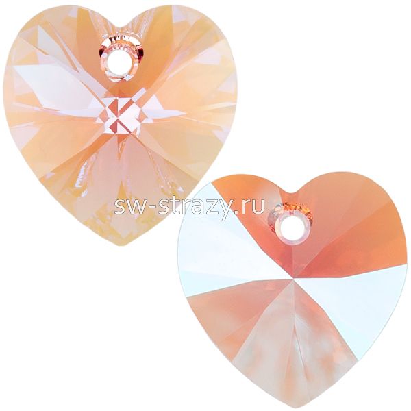 Кулоны 6228 18x17,5 mm Light Rose Shimmer