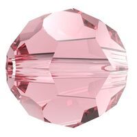 P Round Bead 5000 5 mm lt.rose