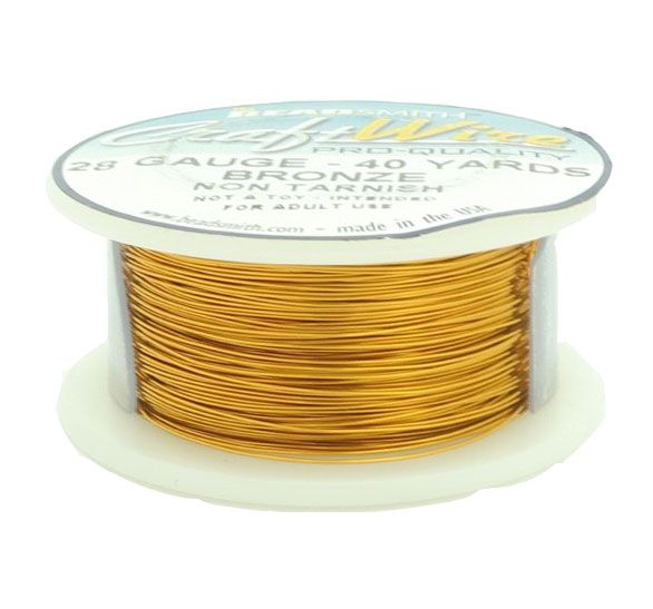 Проволока Craft wire Bronze (28GA-40Y) CW28R-BZ-40