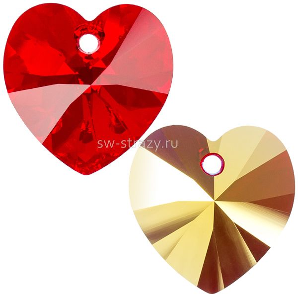 Кулоны 6228 18x17,5 mm Siam AB