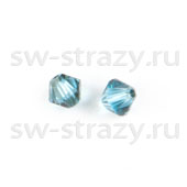 Бусины 5328 4 mm Aquamarine Satin
