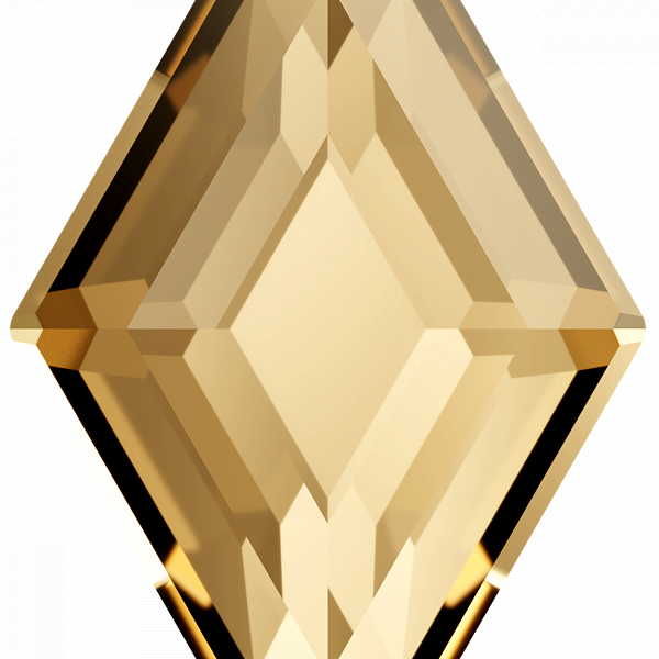 Стразы горячей фиксации 2773 6,6x3,9 mm Crystal Golden Shadow HF