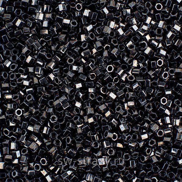 Delica Hexagon 15/0 DB0001 Gunmetal