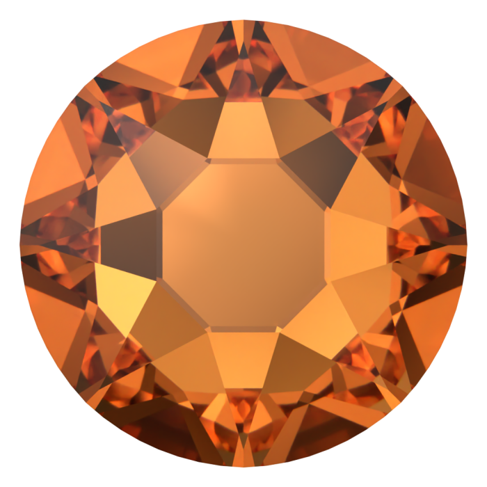 Стразы горячей фиксации 2078 ss 12 Dark Orange HF