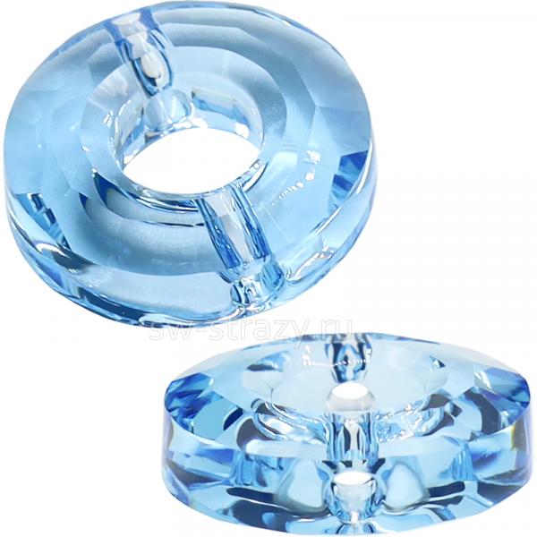 Бусины 5139 12,5 mm Aquamarine