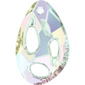 Кулоны 6730 34x22 mm Crystal AB