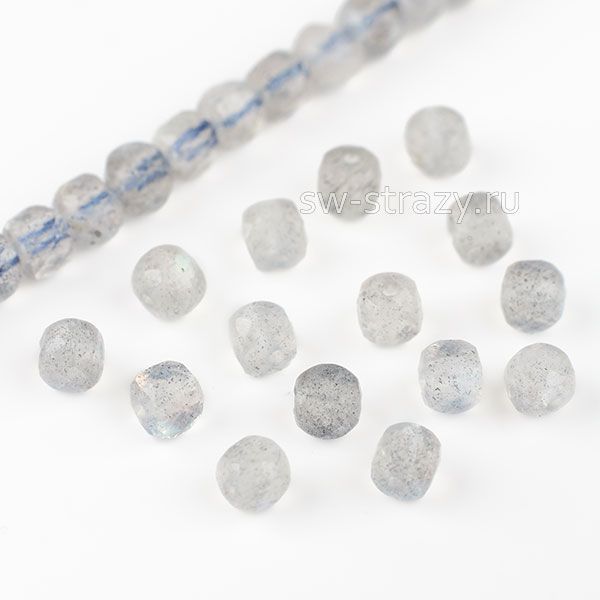 Бусина-куб из лабрадора 2,5 мм*