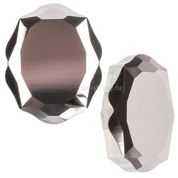 Кристаллы 4142 18x14 mm Crystal Silver Night