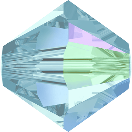 Бусины 5328 3 mm Aquamarine AB