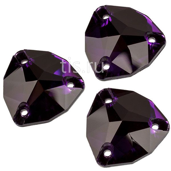 3778 24*24 mm Purple Velvet K9