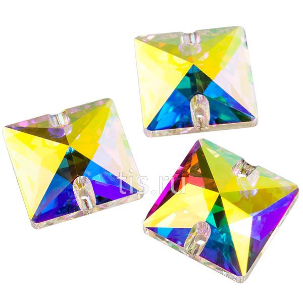 3687 22*22 mm Crystal AB K9