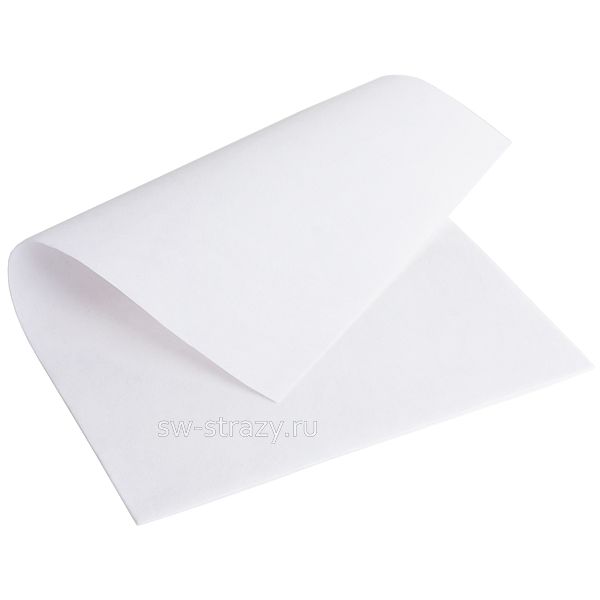 Замша искусств.двухсторон. 20х30 см белая (22971)