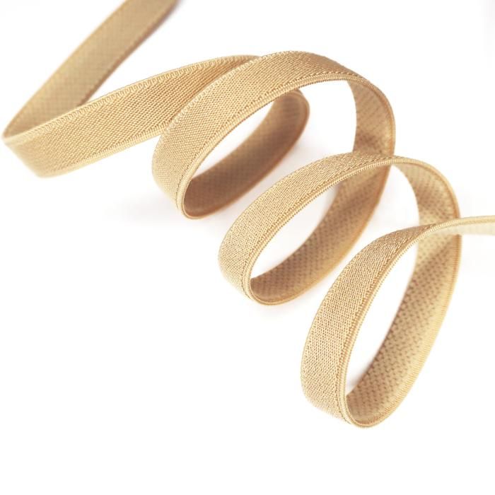 Резинка бретелечная 1 см телесная