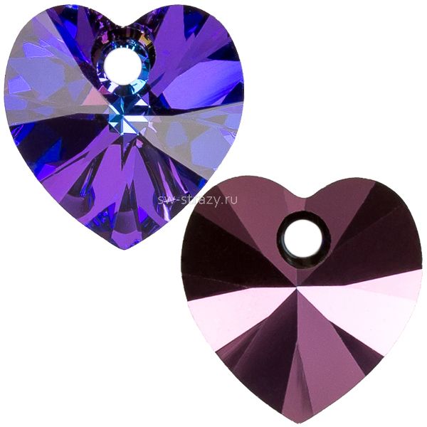 Кулоны 6228 14,4*14 mm Crystal Heliotrope