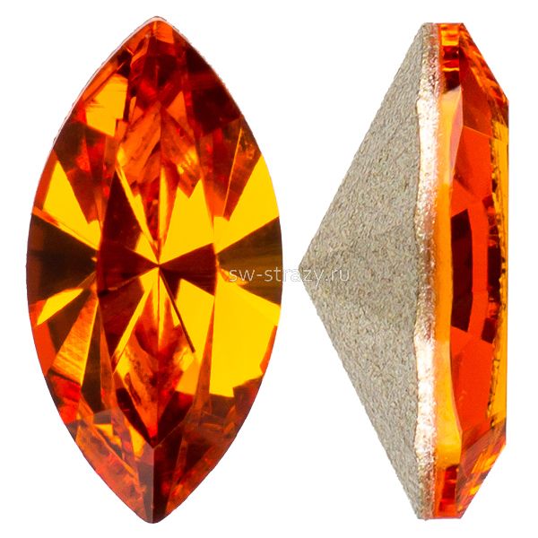 Кристаллы 4228 8x4 mm Tangerine