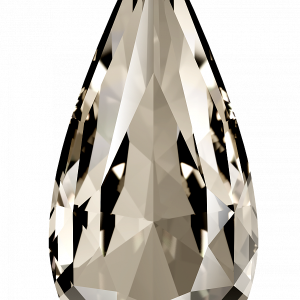 Кристаллы 4322 30x15 mm Crystal Silver Shade