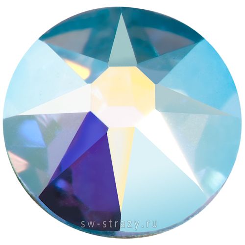 Стразы горячей фиксации 2078 ss 12 Aquamarine AB HF