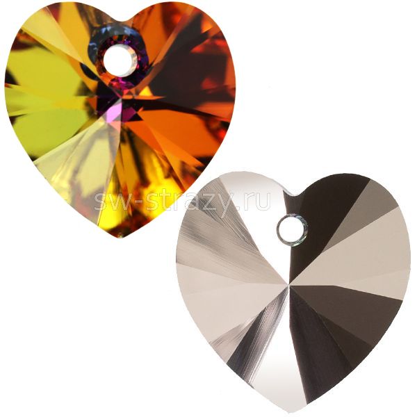 Кулоны 6228 10,3x10 mm Crystal Volcano