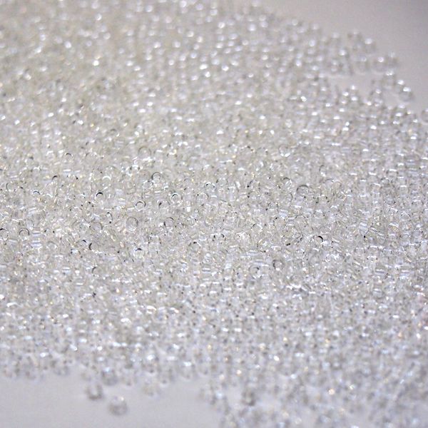 Бисер круглый 11/0 #0001 Прозрачный
