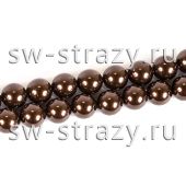 Жемчужины 5811 14 mm Crystal Deep Brown Pearl
