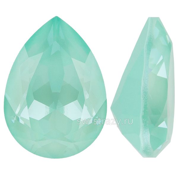 Кристаллы 4320 14x10 mm Crystal Soft Mint Ignite