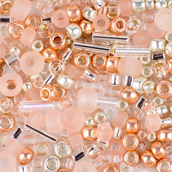 Toho MIX # 3213 розово-золотой