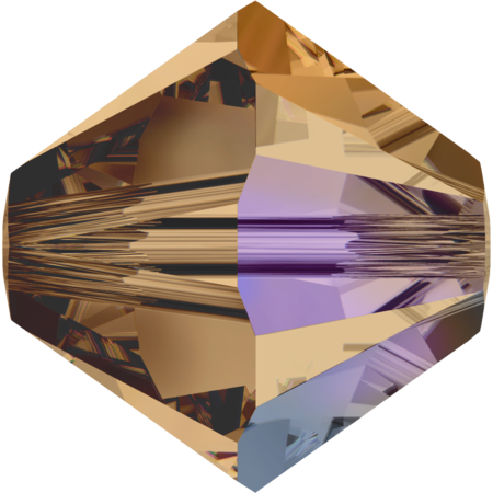 Бусины 5328 4 mm Light Smoked Topaz AB