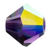 P Rondelle Bead 5328 4 mm deep tan AB