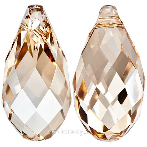 Кулоны 6010 13x6,5 mm Crystal Golden Shadow