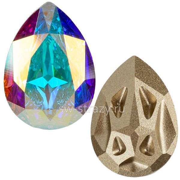 Кристаллы 4390 18x13 mm Crystal AB