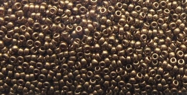 Seedbead Miyuki 15/0 457L Metallic Light Bronze