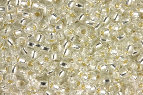 Seedbead Miyuki 15/0 1 Silver Lined Crystal
