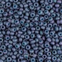 Seedbead Miyuki 11/0 2030 Matte Metallic Steel Blue Luster