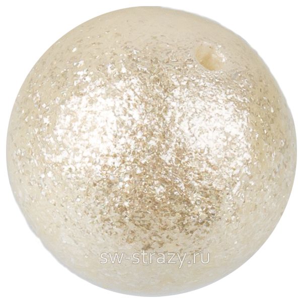 Жемчуг хлопковый 10 мм сияющий белый