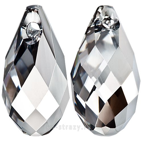 Кулоны 6010 11x5,5 mm Crystal Light Chrome