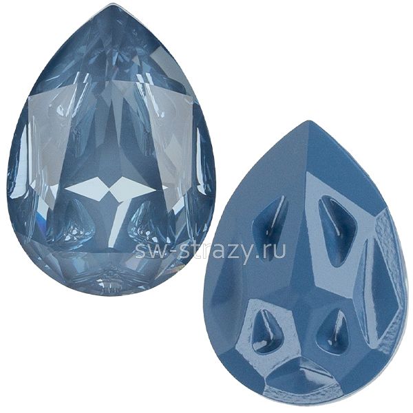 Кристаллы 4390 14x10 mm Crystal Denim Ignite