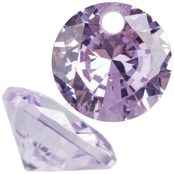 Подвеска циркон 4 мм Lavender