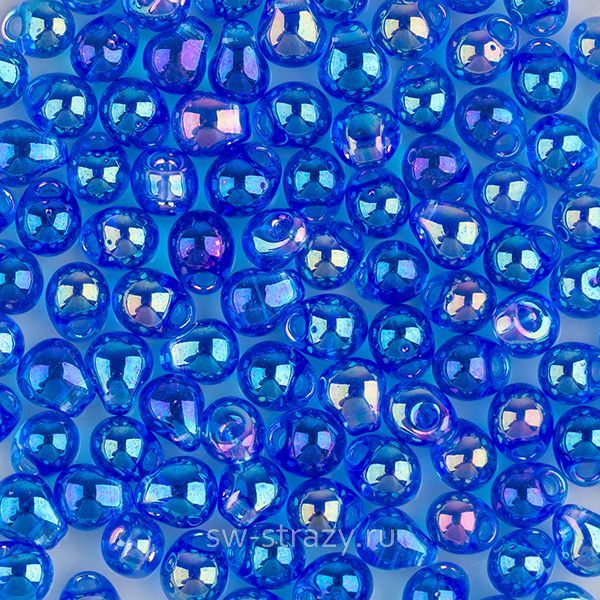 Drops 3,4 mm 261 Transparent Light Sapphire AB