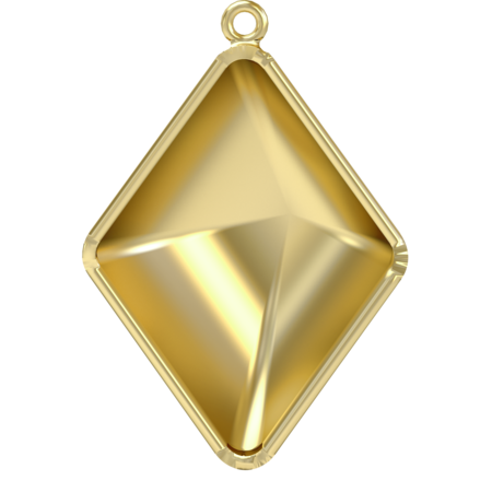 4929/C 24x17 mm Gold Plating